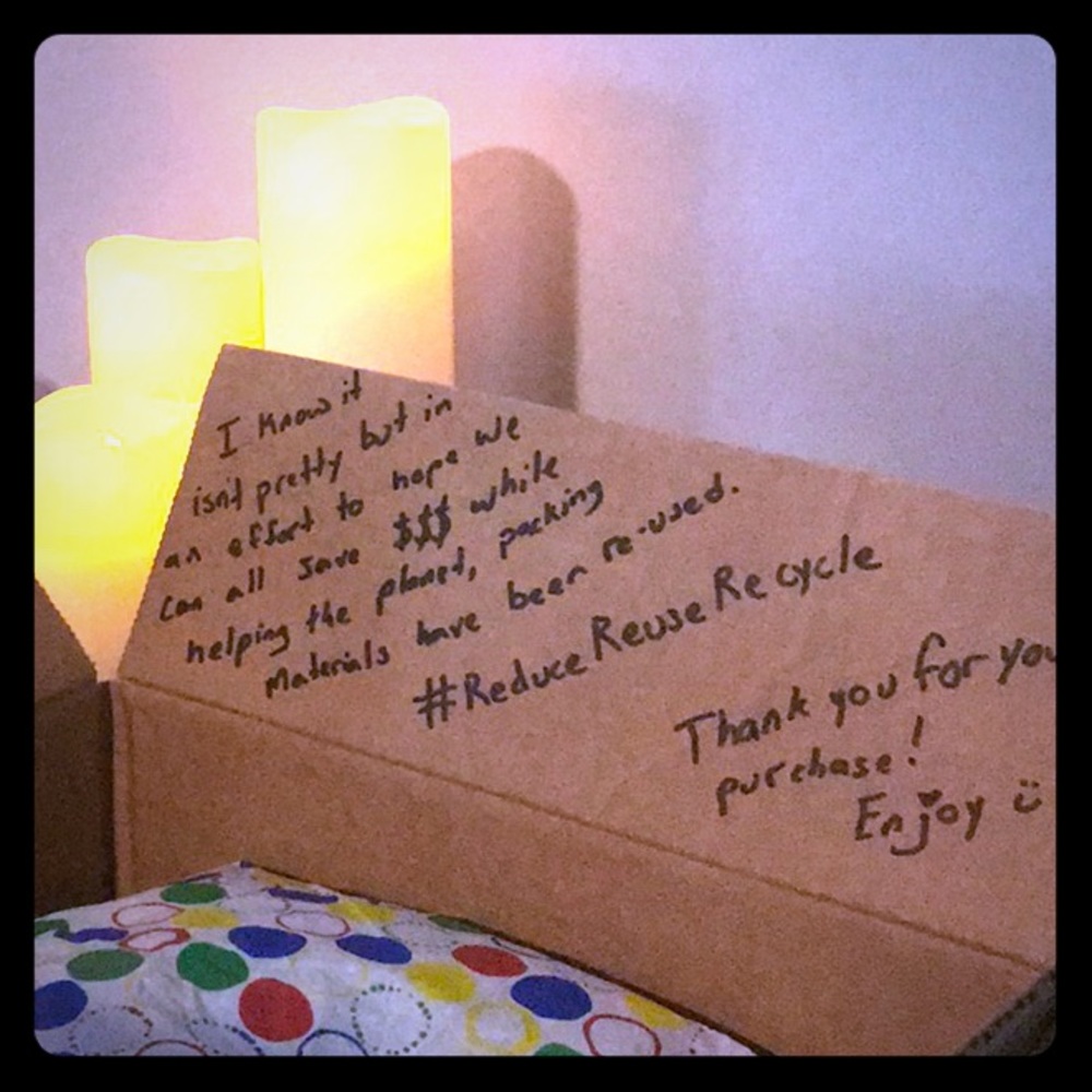 #Reducewaste #Reusepackaging #ReduceReuseRecycle